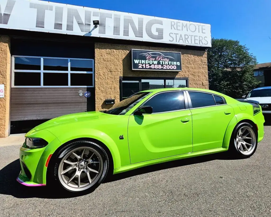 Dodge charger with tint installed