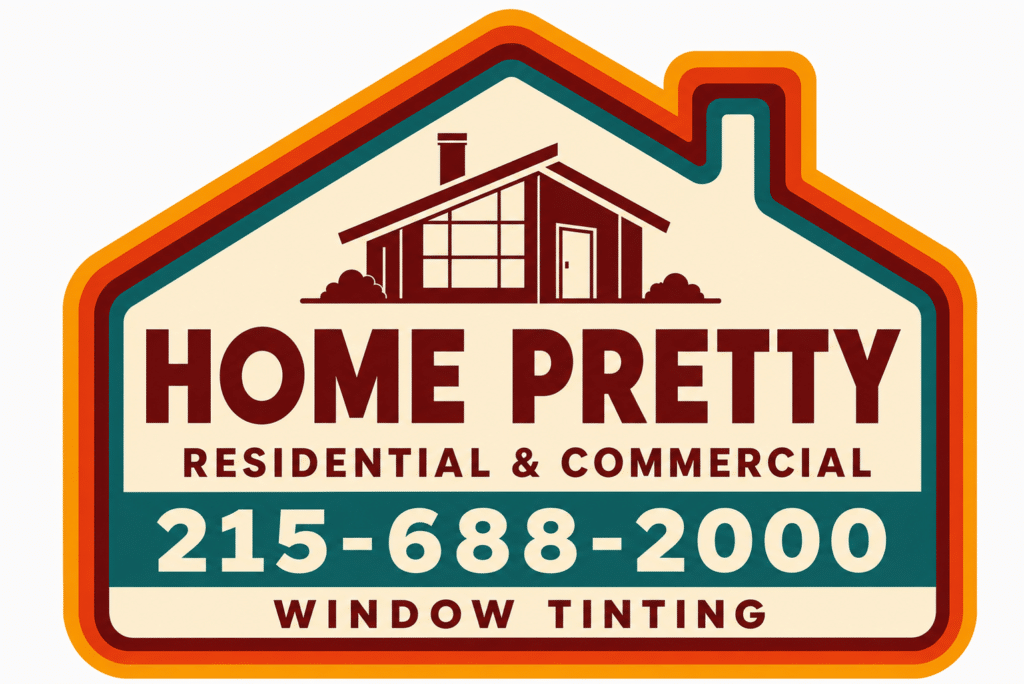 The logo of Home Pretty Residential and Commercial Window Tinting
